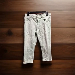 New York & Company Soho Cropped Legging Jeans Grün Damen Größe 8 Mintgrün - Bild 1 von 6