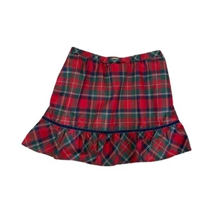 Vineyard Vines Girls' Nantucket Tartan Taffeta Skirt L/14 - Picture 1 of 4