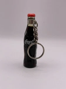 3” Coca Cola Key Chain Metal Cap & Glass Bottle 2003 - Picture 1 of 5