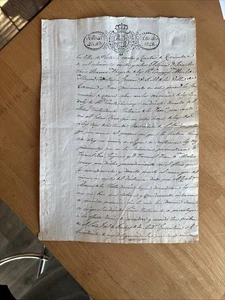 Italy Italian one page document from 1828 197 years old - Picture 1 of 3