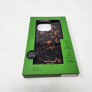 Kate Spade Hard Shell Case with MagSafe for iPhone 15 Pro Tortoise shell - Picture 1 of 2