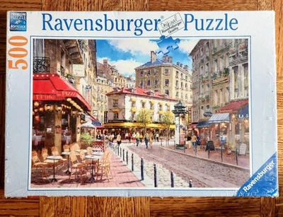 Quaint Shops - 500 Pc NewJigsaw Puzzle by Ravensburger - 2010 Edition - Complete - Image 1 of 4