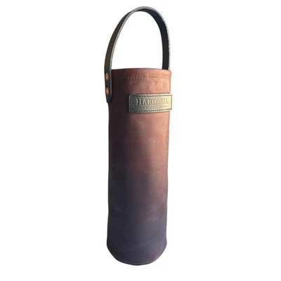 Hardmill Seattle Leather Bottle Bag and Wine Tote in Brown - Image 1 of 4