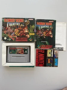 [Super Nintendo] Donkey Kong Country - PAL - EMBALAJE ORIGINAL - CIB SNES - Imagen 1 de 14