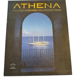 Athena Coffee Table Book Large Hardcover Super Yacht Royal Classic Schooner Boat - Foto 1 di 6