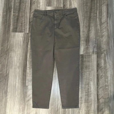 Eileen Fisher Organic Cotton Denim Tapered Pant - Large - Image 1 of 4