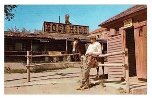 Boot Hill Dodge City Kansas KS Postcard Cowboy Capital of the World Jail Horse - Picture 1 of 2