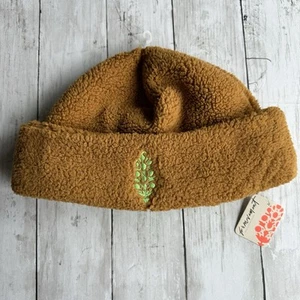 NEU MIT ETIKETT FREE PEOPLE MOVEMENT BACK ROAD BEANIE BRAUN GRÜN - Bild 1 von 8