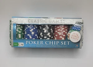 Classic Games (100) Poker Chips Set, 11.5g Stackable Tray *SEE ALL PHOTOS* - Picture 1 of 4