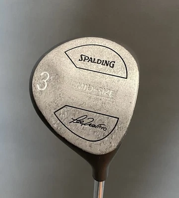 Spalding Lee Trevino Mid-Size 3-Woods (RH) R-Flex Steel Shafts, Original Grips - Image 1 of 4