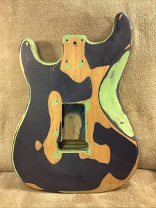 Unbranded Custom Vintage Super Strat Floyd Rose Electric Guitar Body - Picture 1 of 14