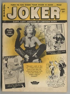 Joker #50 Betty Page, Diane Webber,Bill Ward 1956 Pinup Magazine Humorama M37248 - Picture 1 of 2
