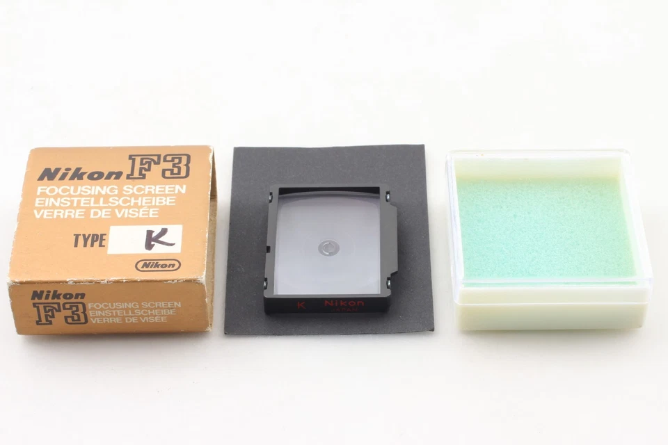 [MINT in Box] Nikon F3 Focusing Screen Type K Red Dot Case for F3 From JAPAN - Image 1 of 4