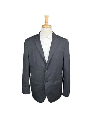Traje de hombre Jil Sander gris carbón lana pura talla 40R pantalón 34x29 hecho a medida Foto 1 de 4