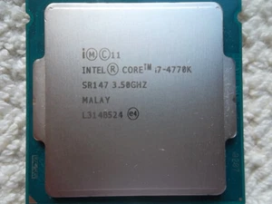 INTEL CORE i7-4770K @3.50GHz QUADCORE CPU SR147 LGA1150 -FULLY TESTED - Picture 1 of 1