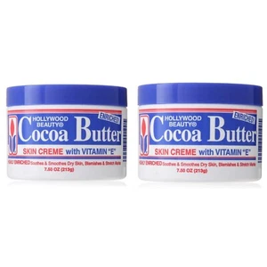 2x Hollywood Beauty Kakaobutter Hautcreme mit Vitamin E - 7,5 oz (213g) - Bild 1 von 1