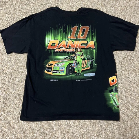 2014 Chase Authentics “Danica Patrick” GoDaddy T-Shirt Size XL All Over Print Cover
