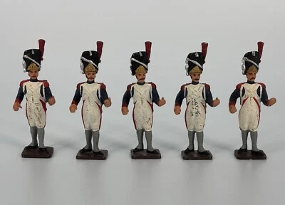 Reeves Int. Lote Constructor Ejército Soldado Plomo Napoleónico 1/32 54mm (5 Figuras) Set D Foto 1 de 4