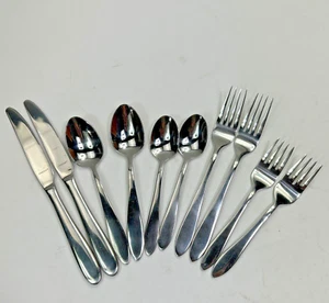 Oneida LUANN Stainless steel flatware Fork spoon knife lot 10 - Picture 1 of 9