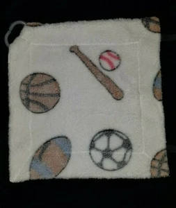 Stephan Baby Sports Ring Lovey Security Blanket NuNu Minky Soft Ball Soccer - Picture 1 of 10