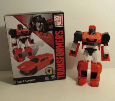 Transformers Generations Autobot Sideswipe Cyber Battalion Series Hasbro LEER Foto 1 de 4
