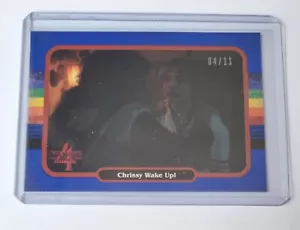 Topps Stranger Things Season 4 "Chrissy Wake Up!" Blue Insert 04/11 - Picture 1 of 2