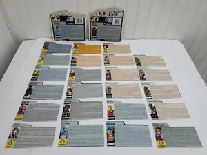 G.I. GI JOE Lot of 25 File Cards Vintage 80s Cobra & The Enemy Viper Fighter +++ - Picture 1 of 20