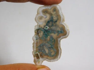 Natural Moss Agate Slice Gemstone Cabochon Loose For Jewelry 74 Cts. ME-4184 - Picture 1 of 5