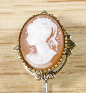 Classic Cameo Hat Pin X421A - Picture 1 of 3