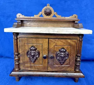 Antique German Harrass Dresser Washstand Dollhouse Furniture Miniature 1:12 - Picture 1 of 15