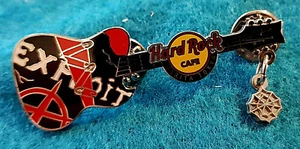 NARITA TOKYO PUNK ROCK SERIES GUITAR EXPLOIT SAFETY PINS Hard Rock Cafe PIN 3/8 - Picture 1 of 1