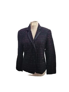 Bob Mackie Black And Red Suit Jacket Size 12 - Picture 1 of 9