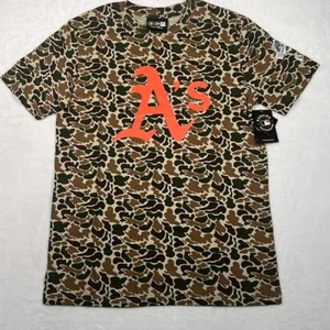 New Era MLB Oakland A’s Camo Cotton Baseball T-shirt NWT Men Medium - Picture 1 of 5