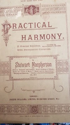 Practical Harmony by Stewart Macpherson - New Edition 1949, UK Softback - Image 1 of 4