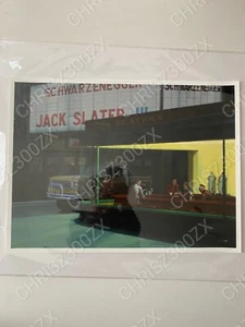 Jack Slater III Nighthawk Diner Movie Poster Giclee Print Art #3 24x18 Mondo - Picture 1 of 2