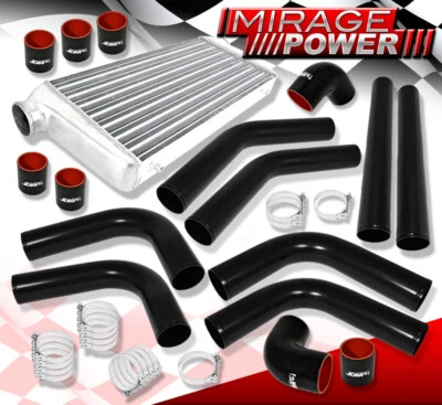 Turbocharger 3.0" Aluminum Piping Kit + High Power Fmic Front Mount Intercooler - Image 1 of 4