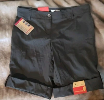 Pantalones cortos Weather Proof Garment Company verde oliva con lengüeta enrollable talla 8 Foto 1 de 2