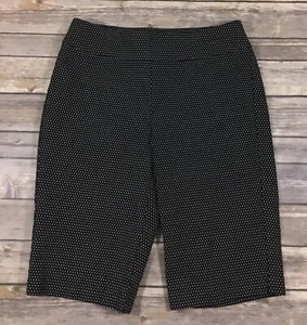 Chicos So Slimming Womens Brigitte Dot Print Pull On Shorts 00 Petites XS 2 M24 - Picture 1 of 9
