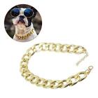 Dog Collar Pet Necklace Jewelry Accessories Pendant Chain Gold / Sliver