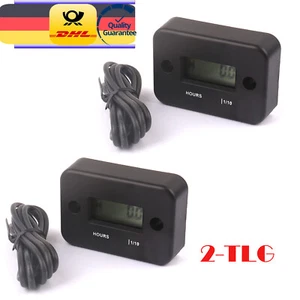 2x Digitaler Induktiver Betriebsstundenzähler, für ZTR, Reitrasenmäher, Traktor - Bild 1 von 6