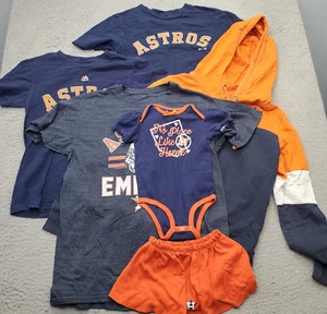 MLB Houston Astros Majestic Family Bundle Baseball Womens Medium Multi Pullover - Picture 1 of 24
