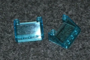 (2) 3x4x1 Light Blue Color Truck / Car / Auto Windshields ~ Lego ~ NEW Star Wars - Picture 1 of 1