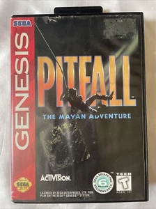 Pitfall: The Mayan Adventure (Sega Genesis, 1994) With Case & Hangtag - Tested! - Picture 1 of 4