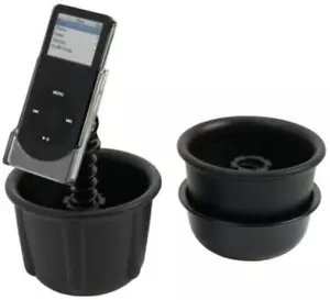 Belkin F8Z077 TuneDok for iPod 1G & 2G Nano Cupholder, Black  Brand New - Picture 1 of 5