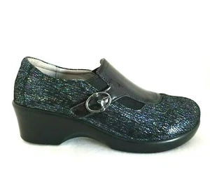 ALEGRIA Clogs Enyah Myriad blue/purple/black Wedge Women's US 9 EU 39 $129.95 * - Picture 1 of 10