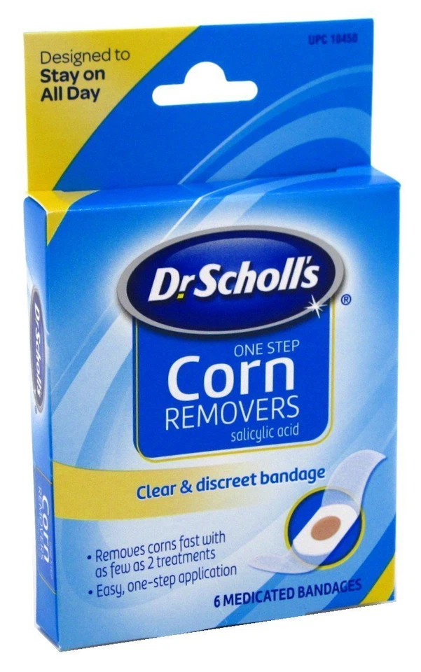 Dr Scholls Corn Remover One Step Maximum Strength 2 Pack 6 Count USA - Image 1 of 3