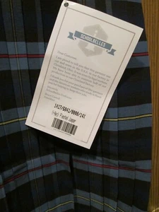 School Belles Girls V-Neck Pleated Plaid Jumper Uniform  Size 14X NEW $43.95 - Picture 1 of 5