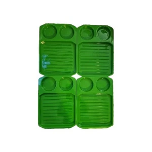 Smart Home Mikrowelle Speck & Eierschalen/-teller = 4er Set Grün Neu - Bild 1 von 2