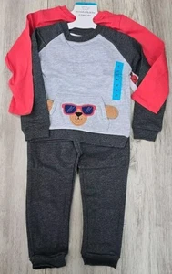 Koala Kids Toddler Boy's 4 Piece Set 4T Bear Design NEW - Picture 1 of 4
