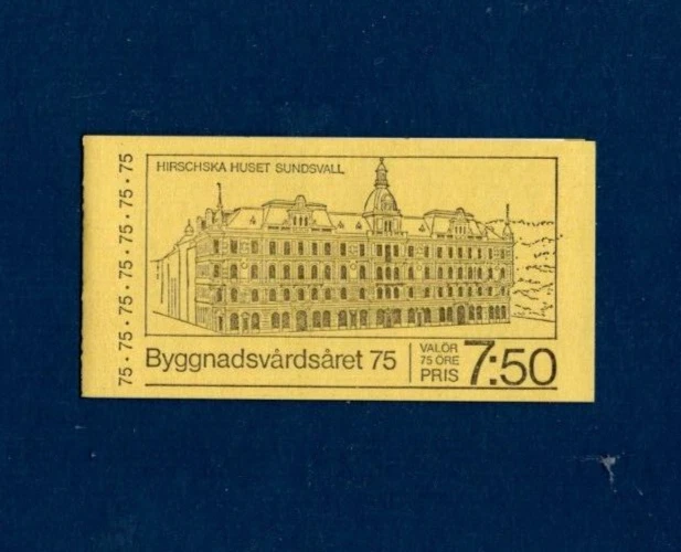 Sweden 1128a MNH Complete Booklet Historical Buildings - Image 1 of 1